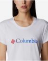 Tričká s krátkym rukávom pre ženy Columbia - biela galéria