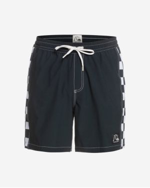 Plavky pre mužov Quiksilver - čierna galéria