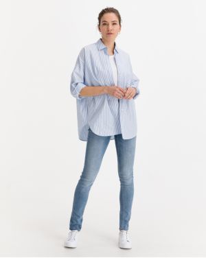 Slim fit pre ženy ICHI - modrá galéria