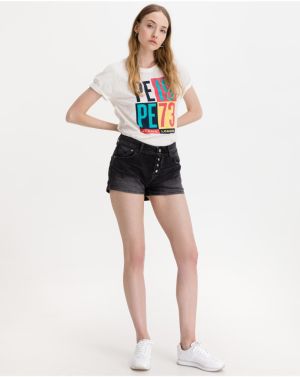 Kraťasy pre ženy Pepe Jeans - čierna galéria