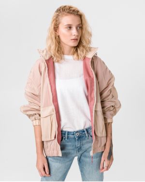 Ľahké bundy pre ženy Pepe Jeans - béžová