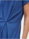 Šaty pleated dress Modrá galéria