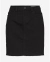 Čierna rifľová púzdrová mini sukňa Noisy May Callie galéria