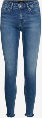 Modré skinny fit rifle VERO MODA Peach