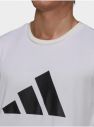 Tričká s krátkym rukávom pre mužov adidas Performance - biela galéria
