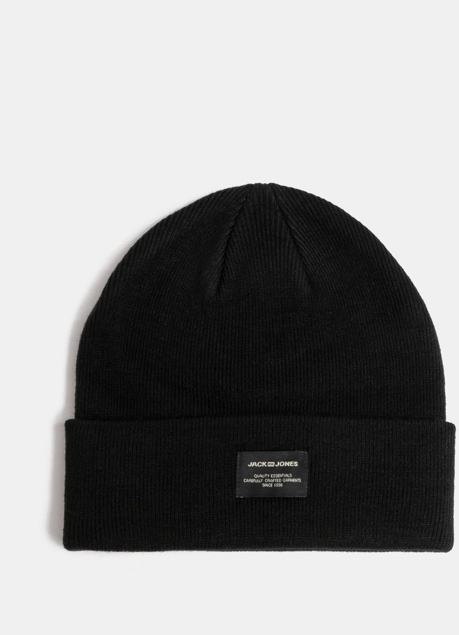 Čierna pletená zimná čiapka Jack & Jones DNA