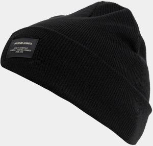 Čierna pletená zimná čiapka Jack & Jones DNA galéria
