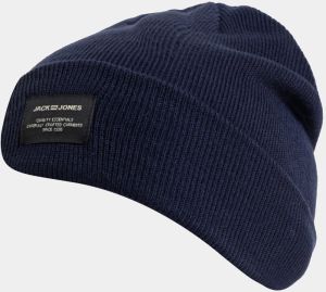 Tmavomodrá pletená zimná čiapka Jack & Jones DNA galéria