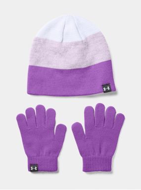 Fialová čiapka Under Armour G Beanie Glove Combo galéria