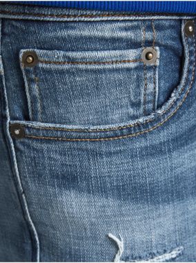 Modré skinny fit rifle Jack & Jones Liam galéria