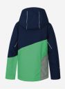 Zeleno-modrá detská zimná bunda Hannah galéria