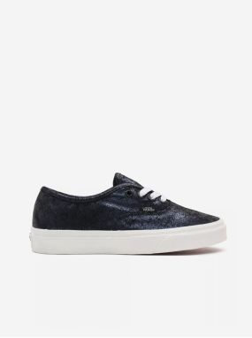 Tmavomodré pánske semišové topánky VANS Authentic