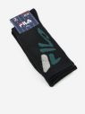 Sada dvoch párov pánskych vzorovaných ponožiek v čiernej farbe FILA galéria