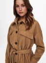 Trenčkoty a ľahké kabáty pre ženy ONLY - hnedá galéria