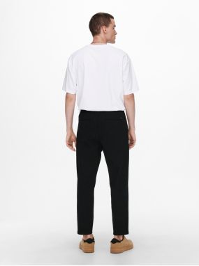 Chino nohavice pre mužov ONLY & SONS - čierna galéria