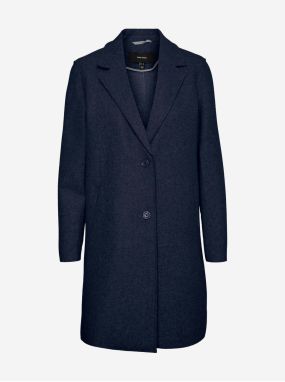 Tmavomodrý kabát VERO MODA Paula