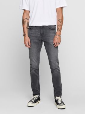 Šedé slim fit rifle ONLY & SONS Warp