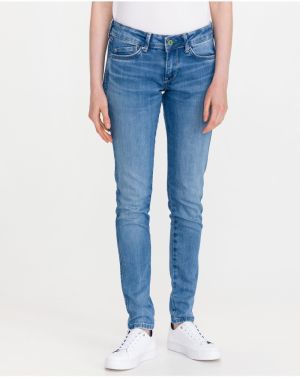 Skinny fit pre ženy Pepe Jeans - modrá