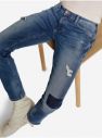 Tmavomodré pánske slim fit rifle Tom Tailor Denim Piers galéria