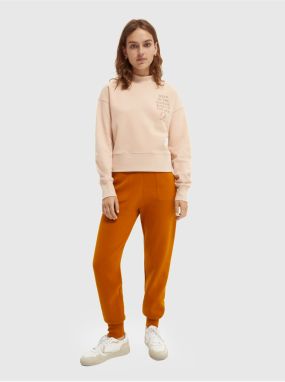 Oranžové dámske tepláky Scotch & Soda galéria
