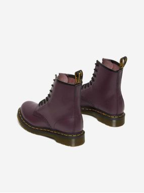 Tmavofialové dámske kožené členkové topánky Dr. Martens galéria