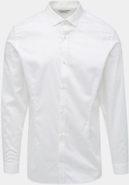 Biela slim fit košeľa Jack & Jones Parma galéria