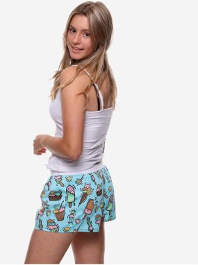 Tyrkysové dámske vzorované trenýrky Represent Kids Paradise