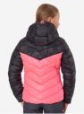 Čierno-ružová dievčenská zimná prešívaná bunda SAM 73 Terri galéria