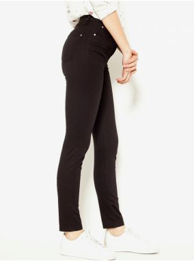 Čierne skinny fit nohavice CAMAIEU