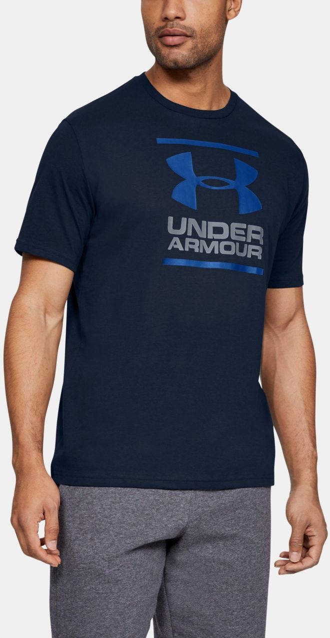 Modré pánske tričko Foundation Under Armour