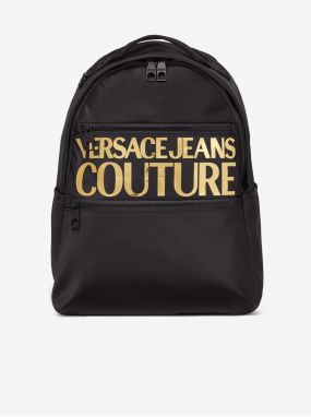 Čierny pánsky batoh s nápisom Versace Jeans Couture galéria