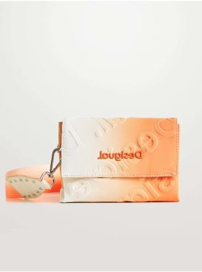 Oranžovo-biela dámska kabelka Desigual Colorama Deep Rodas