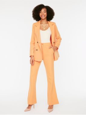 Oranžové dámske široké nohavice Trendyol galéria