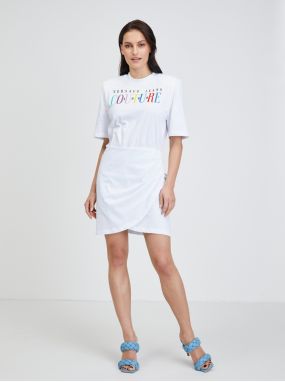 Šaty na denné nosenie pre ženy Versace Jeans Couture - biela