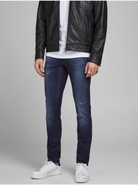 Slim fit pre mužov Jack & Jones - modrá galéria