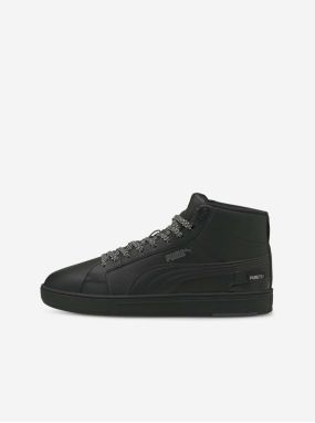 Čierne unisex členkové tenisky Puma Serve Pro Mid