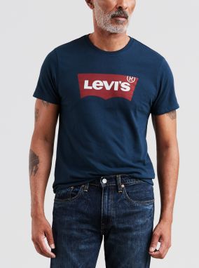 Tmavomodré pánske tričko s potlačou Levi's®