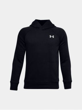 Mikina Under Armour UA RIVAL COTTON HOODIE - čierna