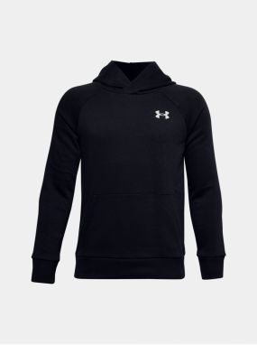 Mikina Under Armour UA RIVAL COTTON HOODIE - čierna