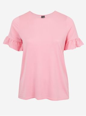 Móda pre plnoštíhle pre ženy VERO MODA CURVE - ružová