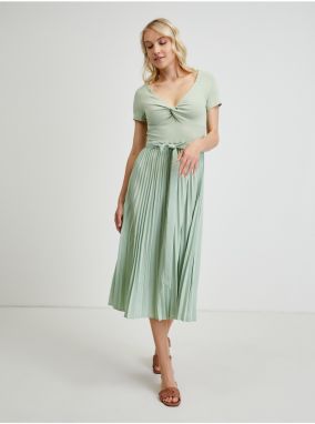 Letné a plážové šaty pre ženy Guess - svetlozelená galéria