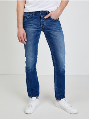 Slim fit pre mužov Pepe Jeans - tmavomodrá