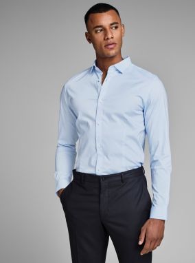 Svetlomodrá formálna super slim fit košeľa Jack & Jones Parma