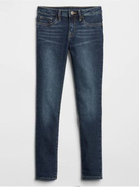 Džínsy GAP Skinny Modrá