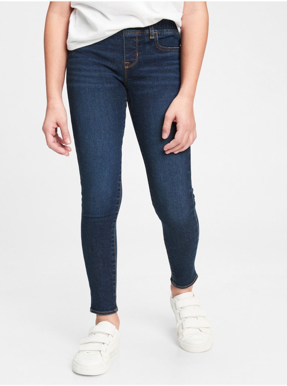 Detské džínsy jeggings pull-on with stretch Modrá