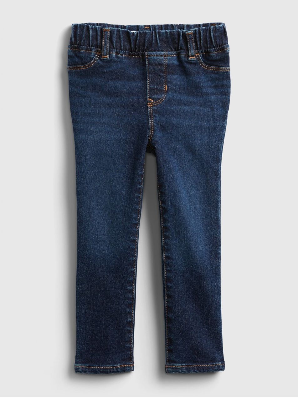 Detské džínsy pull-on jeggings with stretch Modrá