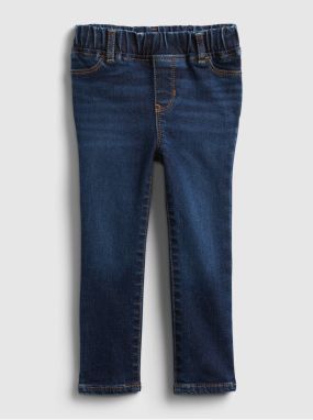 Detské džínsy pull-on jeggings with stretch Modrá