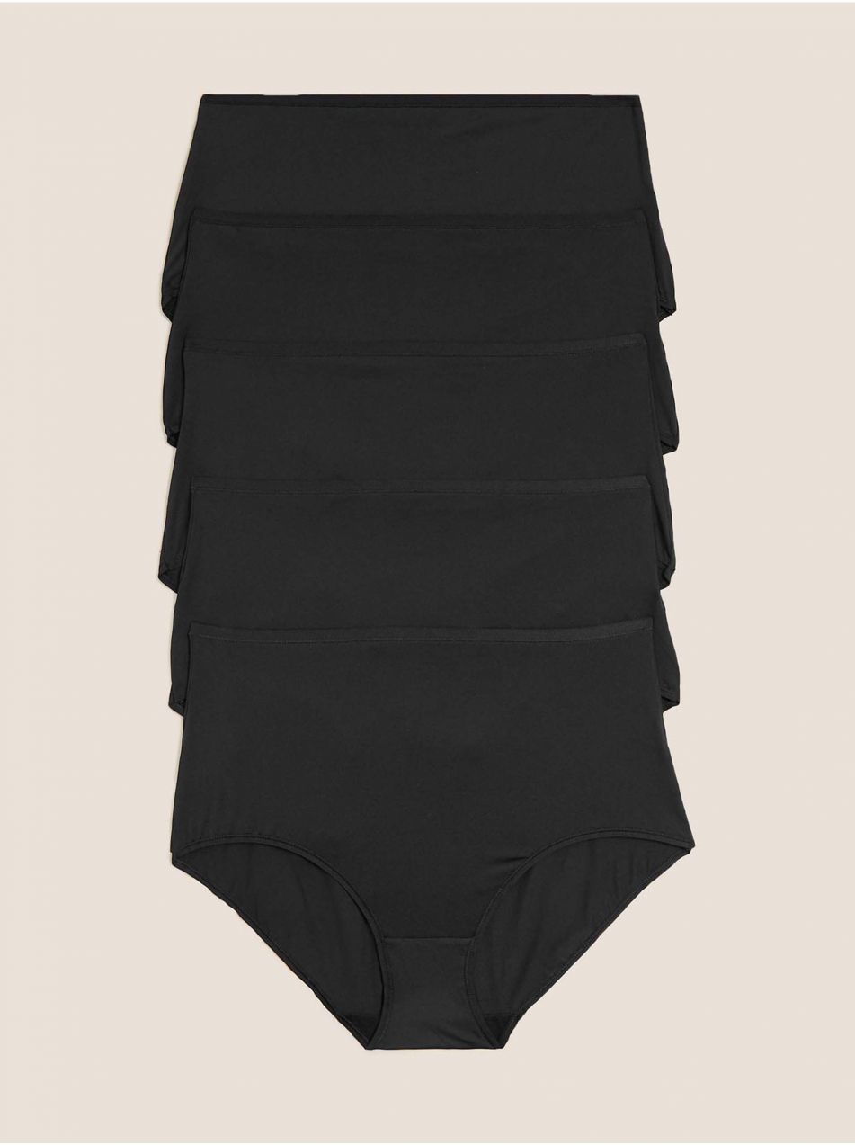 Móda pre plnoštíhle pre ženy Marks & Spencer - čierna