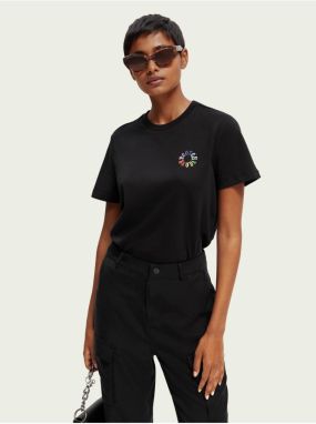 Čierne dámske tričko Scotch & Soda