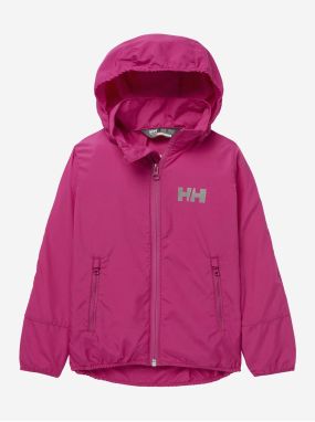 Tmavoružová dievčenská ľahká bunda HELLY HANSEN